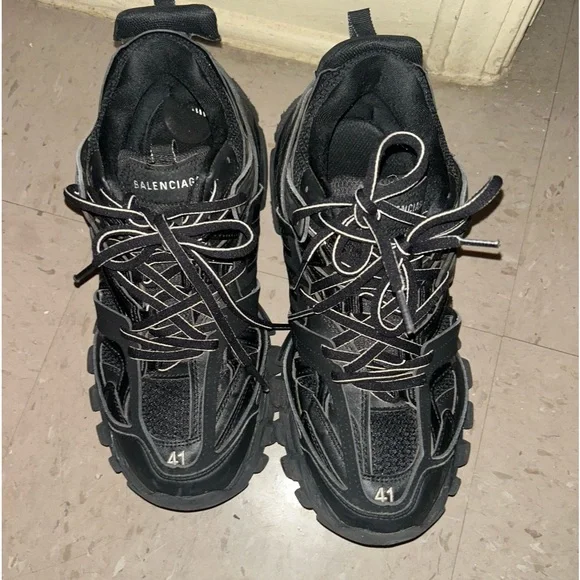 Balenciaga | Shoes | Black Balenciaga Tracks | Poshmark